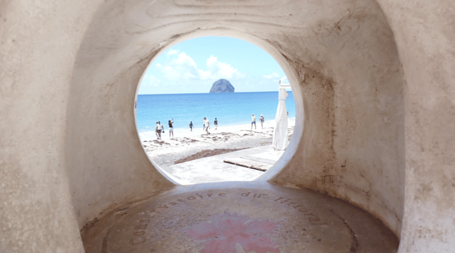 La commune Le Diamant et ses alentours dans le sud de la Martinique