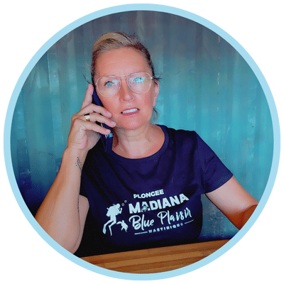 Agnes Robard monitrice de plongee